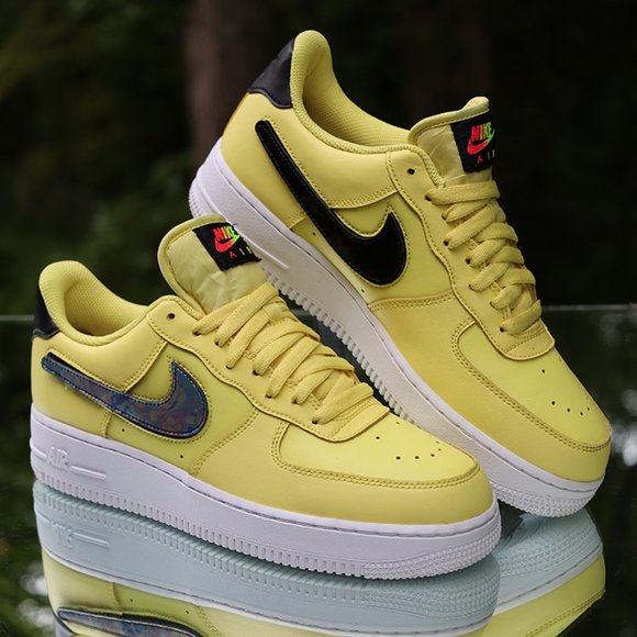 Nike Air Force 1 Low 07 Lv8 Yellow Pulse Men’s Size 8 - Picture 4 of 12